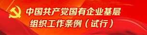 中國(guó)共產(chǎn)黨國(guó)有企業(yè)基層組織工作條例（試行）